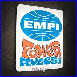 Empi Vw Led Light Wall Sign Garage Vintage Automobilia Volkswagen Car Parts