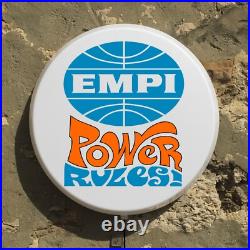Empi Vw Led Light Wall Sign Garage Vintage Automobilia Volkswagen Car Parts