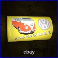 Empi Vw Led Light Wall Sign Garage Vintage Automobilia Volkswagen Car Parts