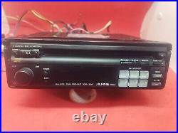 FOR PARTS SEE VIDEO Old School Vintage Alpine 7803 Pull Out Car CD FM Stereo