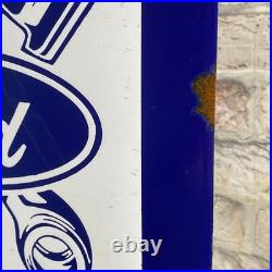 FORD Enamel Sign 20.1x14.6 (51x37cm) Nice Service Car Parts Retro Vintage Decor