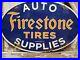 Firestone-Vintage-Porcelain-Sign-1953-Tires-Car-Truck-Parts-17-Oil-Gas-Station-01-eff