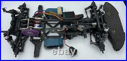 For parts HPI RS4 FRP chassis with motor and ESC vintage rare