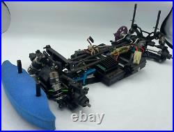 For parts HPI RS4 carbon chassis with ESC and motor vintage rare