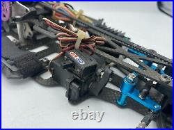 For parts HPI RS4 carbon chassis with ESC and motor vintage rare