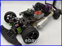 For parts Kyosho engine car 4WD chassis vintage rare