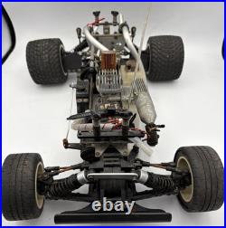 For parts Kyosho engine car 4WD chassis vintage rare