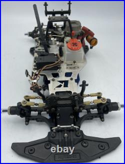 For parts Kyosho engine car 4WD chassis vintage rare For parts Kyosho engine car 4WD chassis vintage rare