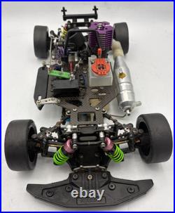 For parts Kyosho engine car 4WD chassis vintage rare