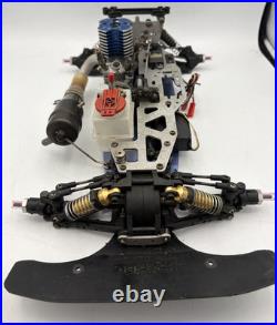 For parts Kyosho engine car 4WD chassis vintage rare