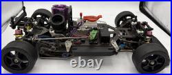 For parts Kyosho engine car 4WD chassis vintage rare
