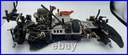 For parts Kyosho engine car 4WD chassis vintage rare For parts Kyosho engine car 4WD chassis vintage rare