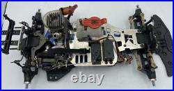 For parts Kyosho engine car 4WD chassis vintage rare For parts Kyosho engine car 4WD chassis vintage rare