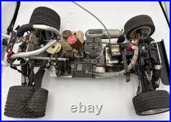 For parts Kyosho engine car 4WD chassis vintage rare