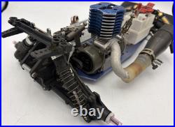 For parts Kyosho engine car 4WD chassis vintage rare
