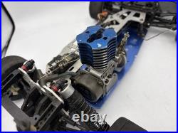 For parts Kyosho engine car 4WD chassis vintage rare