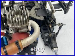 For parts Kyosho engine car 4WD chassis vintage rare For parts Kyosho engine car 4WD chassis vintage rare
