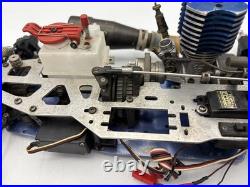 For parts Kyosho engine car 4WD chassis vintage rare