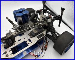 For parts Kyosho engine car 4WD chassis vintage rare