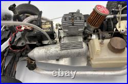 For parts Kyosho engine car 4WD chassis vintage rare