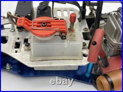 For parts Kyosho engine car 4WD chassis vintage rare For parts Kyosho engine car 4WD chassis vintage rare
