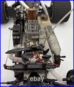 For parts Kyosho engine car 4WD chassis vintage rare