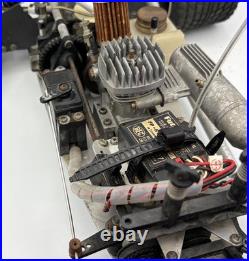 For parts Kyosho engine car 4WD chassis vintage rare