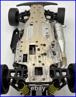 For parts Kyosho engine car 4WD chassis vintage rare