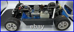 For parts Kyosho engine car 4WD vintage chassis with servomotor and engine