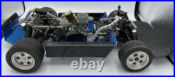 For parts Kyosho engine car 4WD vintage chassis with servomotor and engine