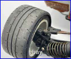 For parts Kyosho engine car 4WD vintage chassis with servomotor and engine