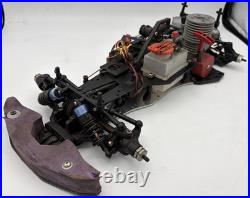 For parts Kyosho engine car Pure ten 4WD chassis vintage rare