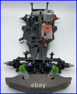 For parts Kyosho engine car Pure ten 4WD chassis vintage rare