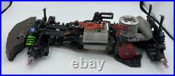 For parts Kyosho engine car Pure ten 4WD chassis vintage rare