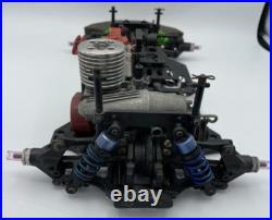 For parts Kyosho engine car Pure ten 4WD chassis vintage rare