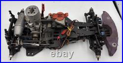 For parts Kyosho engine car Pure ten 4WD chassis vintage rare