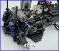 For parts Kyosho engine car Pure ten 4WD chassis vintage rare
