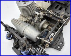 For parts Kyosho engine car Pure ten 4WD chassis vintage rare