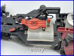 For parts Kyosho engine car Pure ten 4WD chassis vintage rare