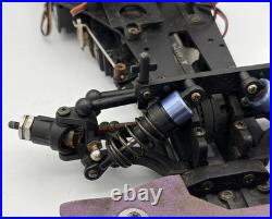 For parts Kyosho engine car Pure ten 4WD chassis vintage rare