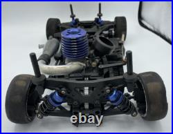 For parts Kyosho engine car V-One S 3 4WD chassis vintage rare