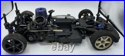 For parts Kyosho engine car V-One S 3 4WD chassis vintage rare