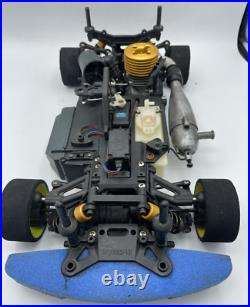 For parts Kyosho engine car V-One S 4WD chassis vintage rare For parts Kyosho engine car V-One S 4WD chassis vintage rare
