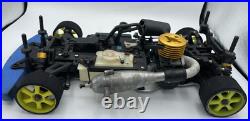 For parts Kyosho engine car V-One S 4WD chassis vintage rare For parts Kyosho engine car V-One S 4WD chassis vintage rare