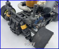 For parts Kyosho engine car V-One S 4WD chassis vintage rare For parts Kyosho engine car V-One S 4WD chassis vintage rare