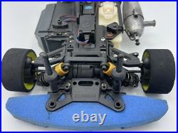 For parts Kyosho engine car V-One S 4WD chassis vintage rare For parts Kyosho engine car V-One S 4WD chassis vintage rare