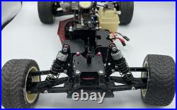 For parts Kyosho engine car vintage chassis with engine For parts Kyosho engine car vintage chassis with engine
