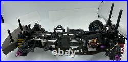 For parts TAMIYA TA04 TA-04 carbon chassis with motor vintage rare