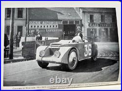 French Vintage Cars Bolster Amilcar Parts Manual Goodwood Tt Brooklands Bugatti