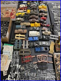 Giant Vintage Model Kit Parts Bodies Lot THOUSANDS Of Pieces MPC Johan Amt